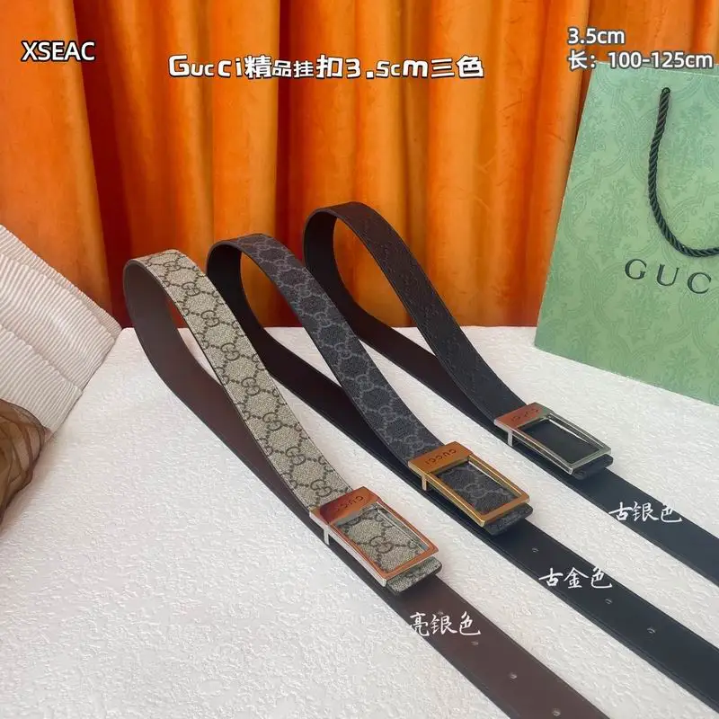 Gucci belt 35mmX100-125cm 8L05